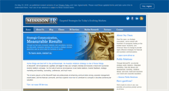 Desktop Screenshot of missionir.com